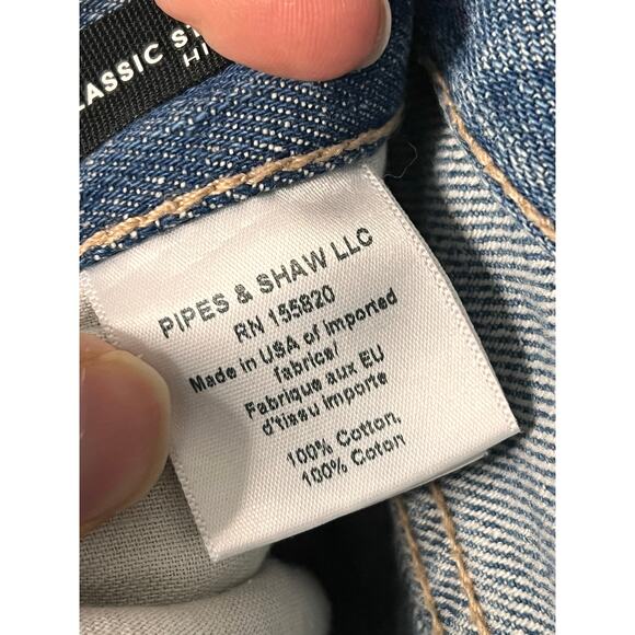 Veronica Beard Jeans 24 Blue Classic High Rise Straight Leg Light Wash Casual - Picture 6 of 16